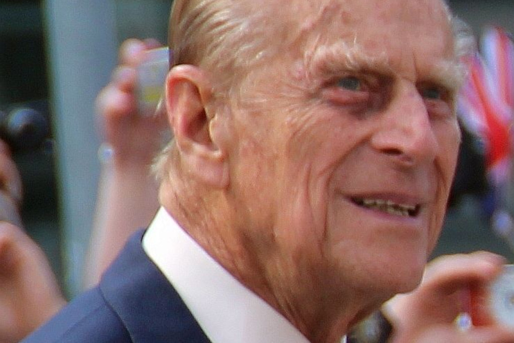 Prins Philip, de Graaf van Edinburgh in 2015 in Berlijn