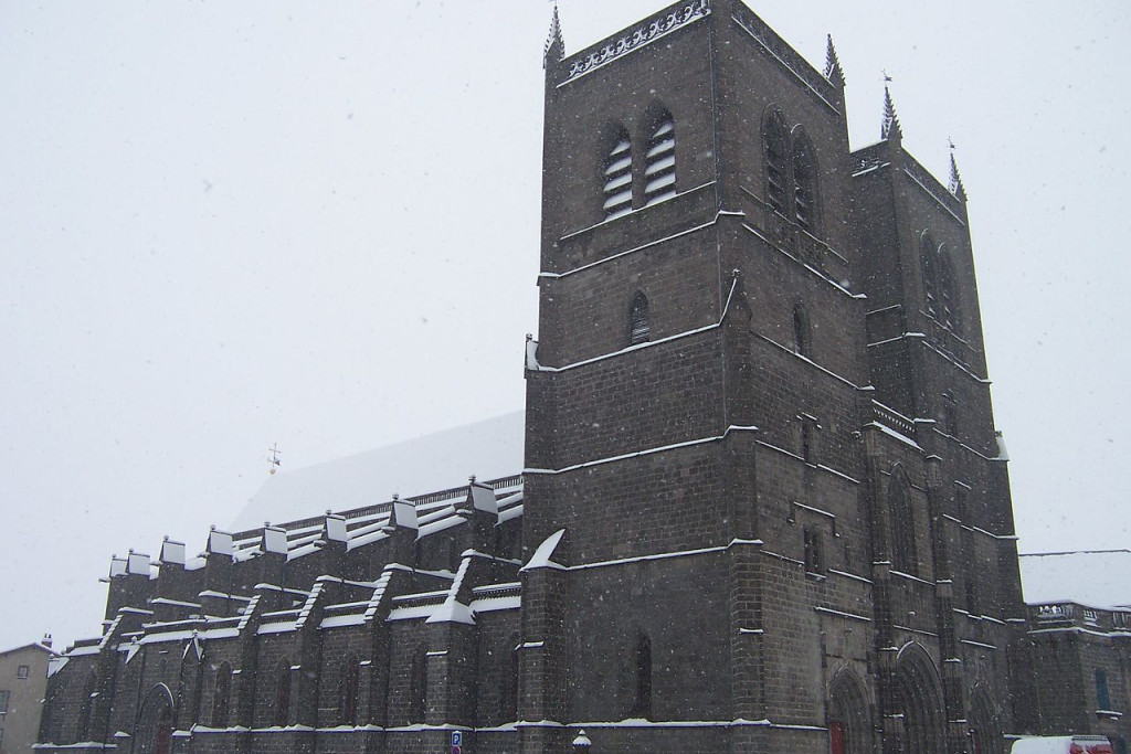 De kathedraal van Saint-Flour