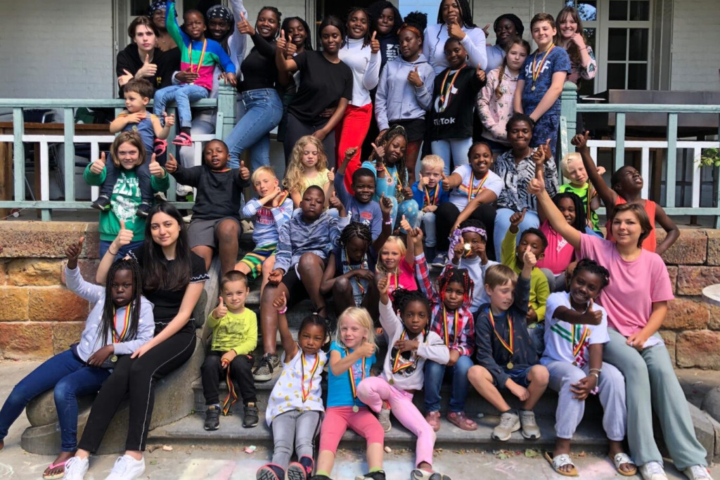 Vakantie voor kinderen in de School van Vrede van Hoboken 