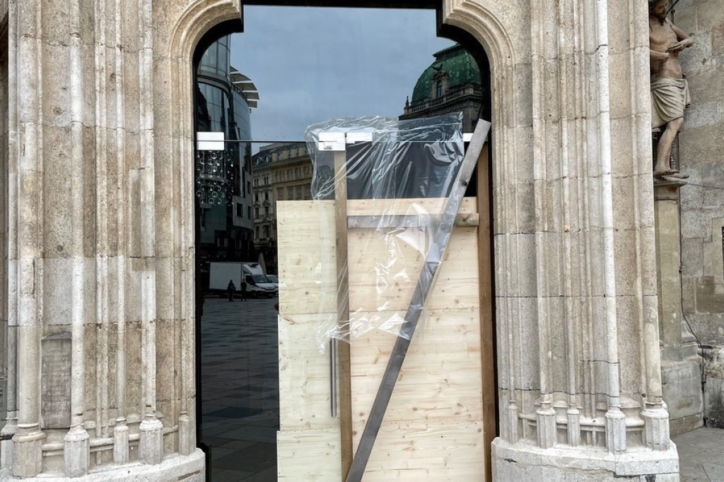 Het vandalisme aan de toegang aan de Singertor