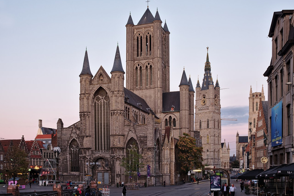 De Sint-Niklaaskerk in Gent
