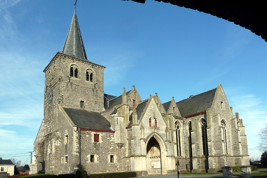 De Sint-Genovevakerk in Oplinter