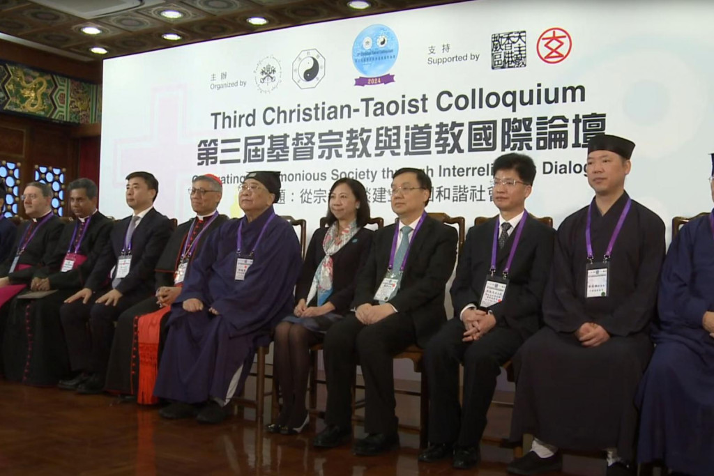 Openingsceremonie van het Third Christian-Taoist Colloquium in Hong Kong op 11 maart