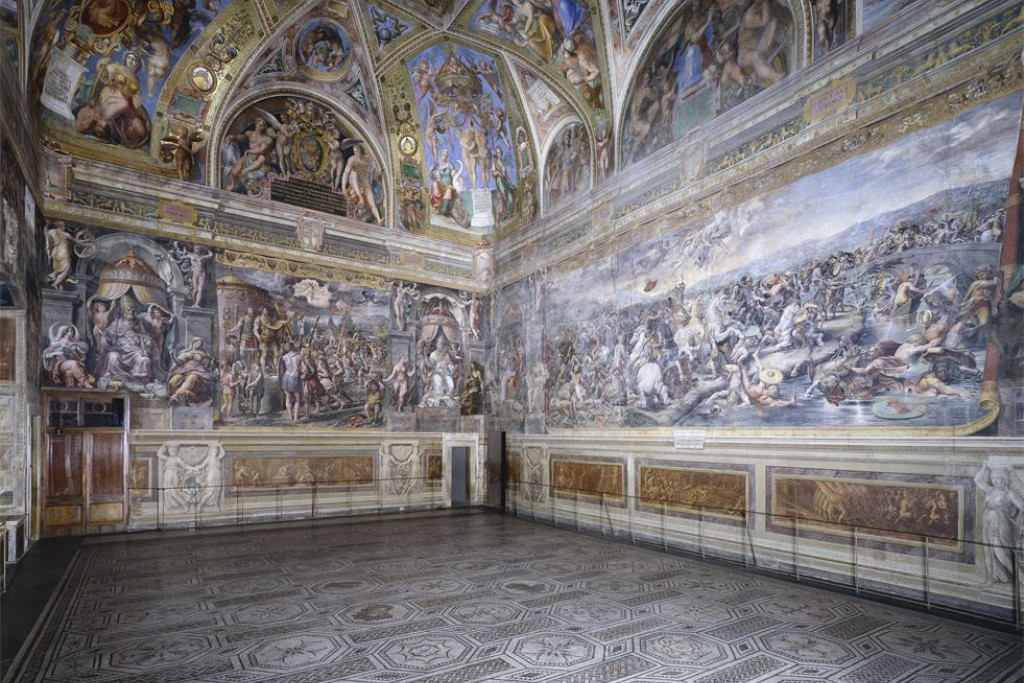 De Constantinozaal van de Vaticaanse Musea