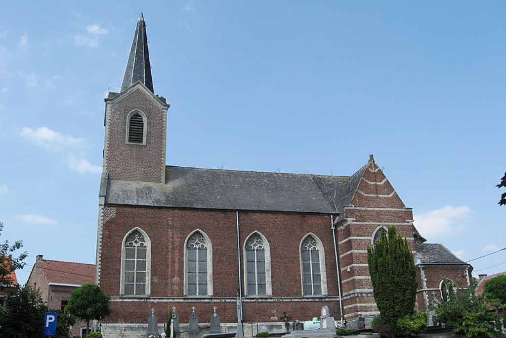 De Sint-Catharinakerk in Zuurbemde. 