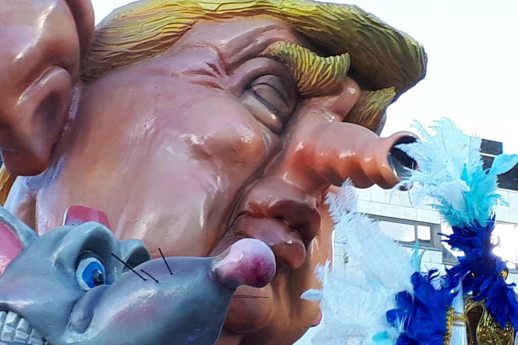 Trump tijdens Aalst Carnaval