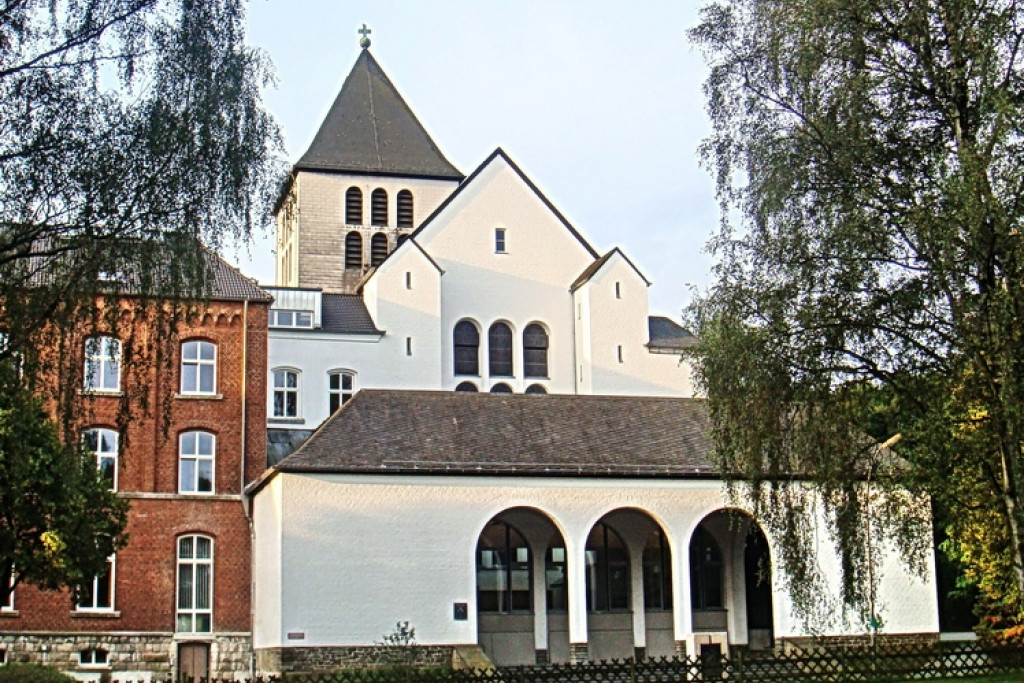 De abdij van Kornelimünster