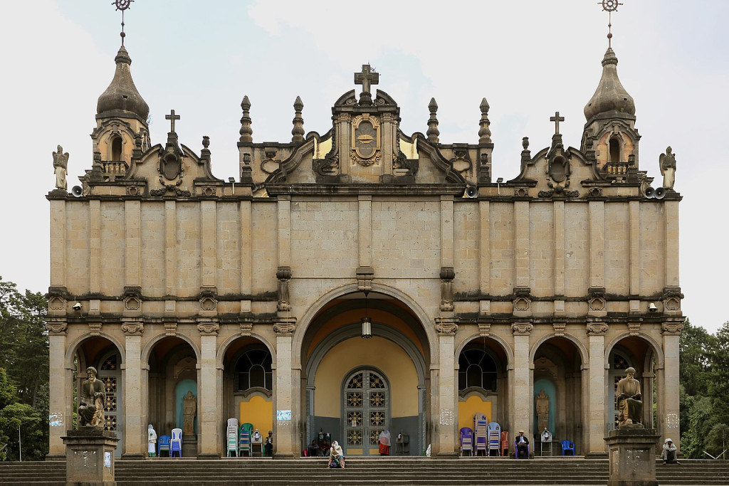De kathedraal van Addis Abeba