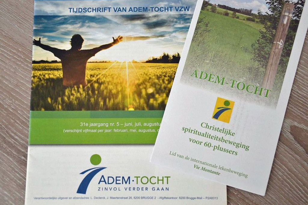 Het tijdschrift van Adem-Tocht wordt 4 keer per jaar gepubliceerd