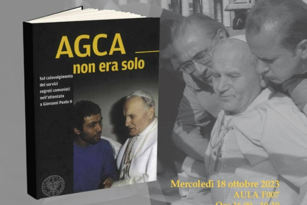 De affiche van het congres in Rome