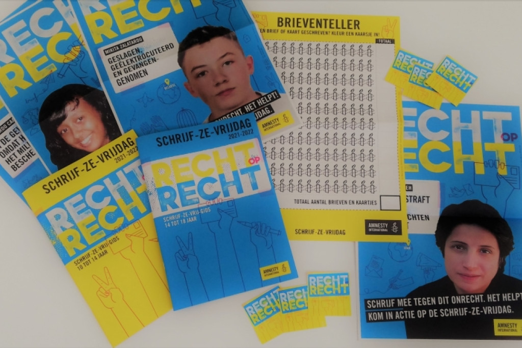 Schoolpakket voor de briefschrijfactie van AI