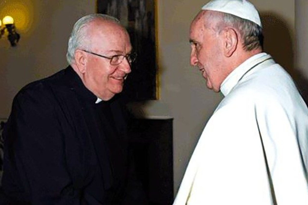 Fernando Vérgez Alzaga bij paus Franciscus