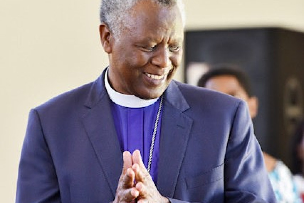 Laurent Mbanda, de anglicaanse aartsbisschop van Kigali