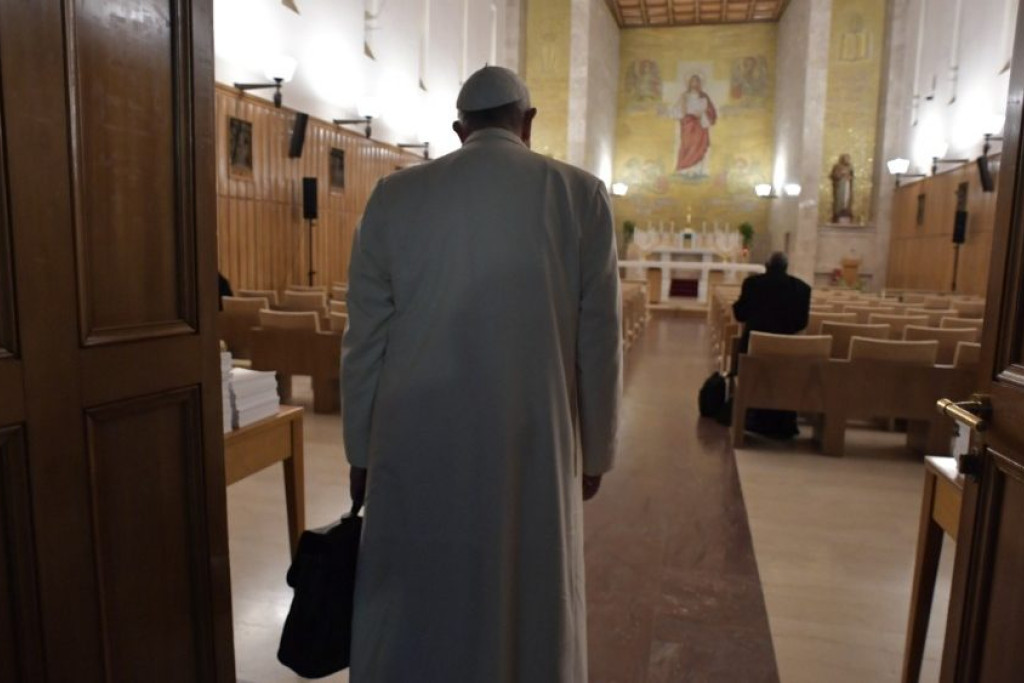 Paus Franciscus in Ariccia