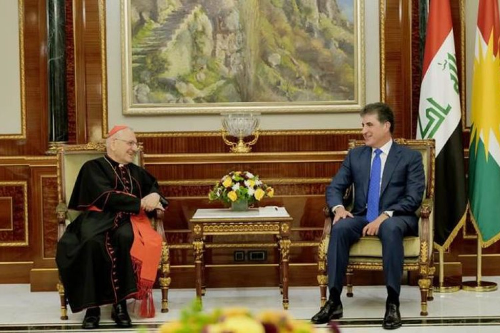 Patriarch Sako bij president Barzani
