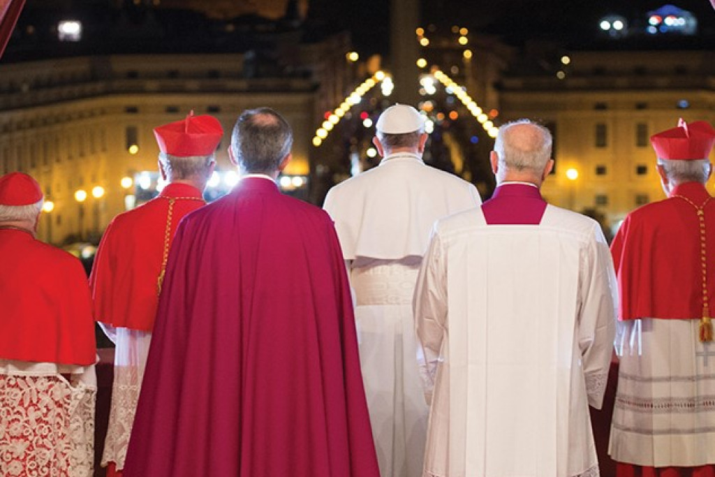 De foto op de cover van 'The Election of Pope Francis, An Inside Account of the Conclave That Changed History' van vaticanist Gerard O’Connell