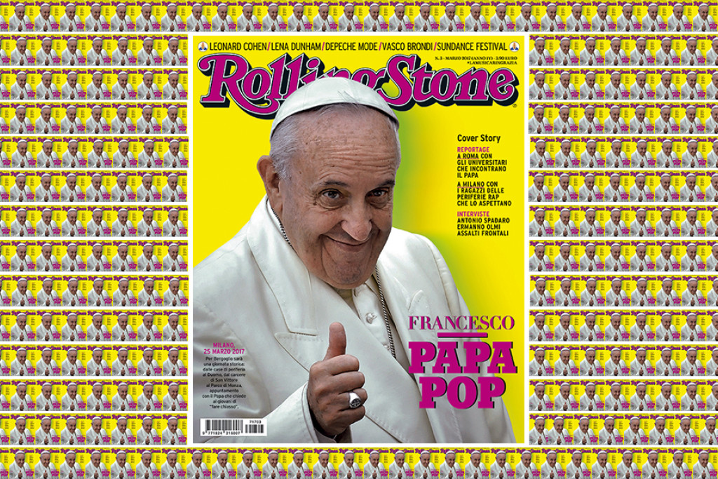 Paus Franciscus als popster volgens Rolling Stone