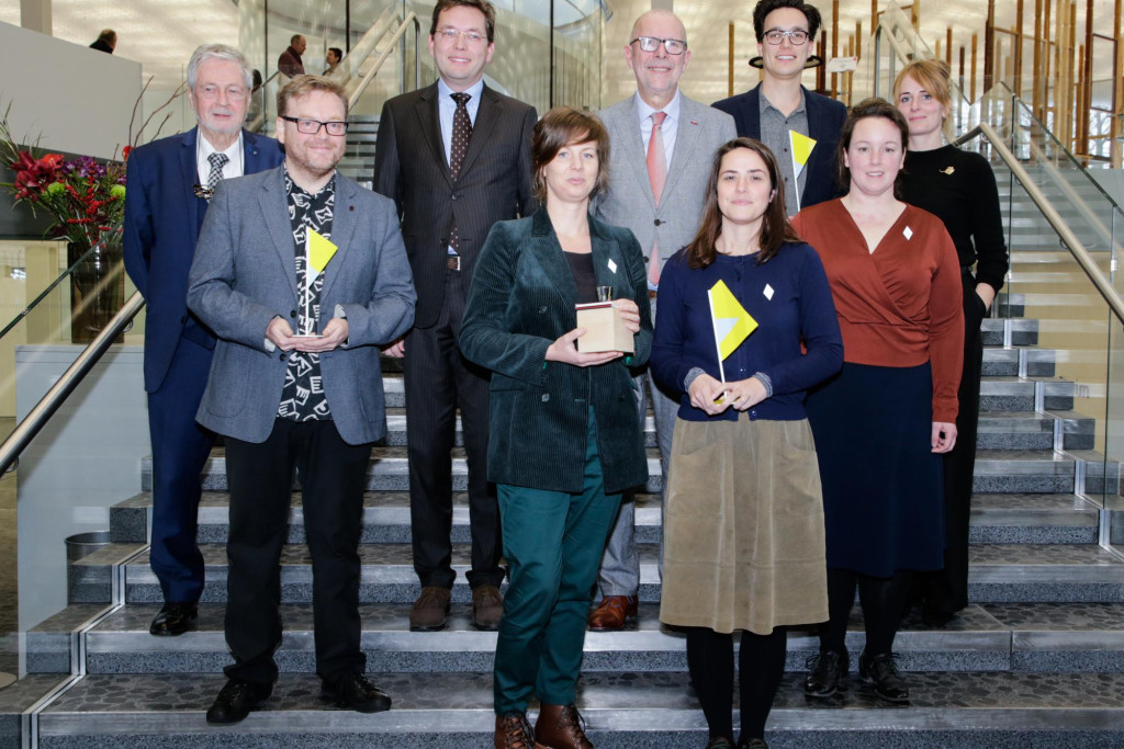 De winnaar en de laureaten van de Erfgoedprijs van de Provincie Antwerpen
