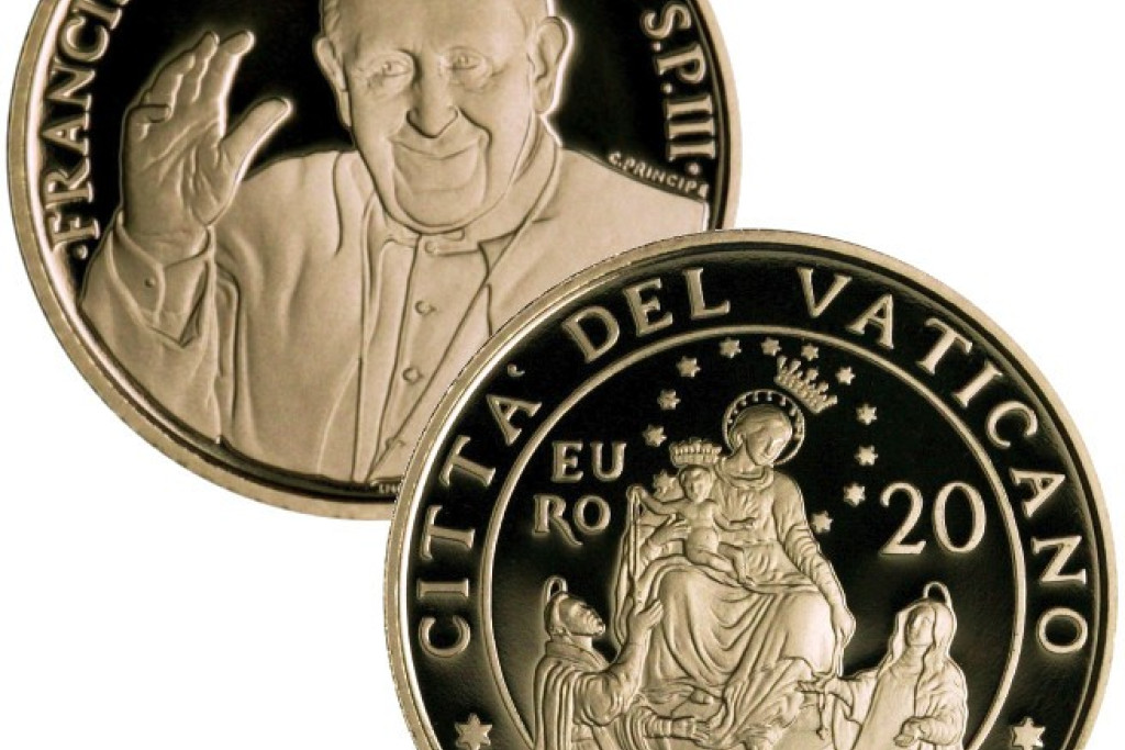 De beeltenis van de paus verdwijnt van de euro