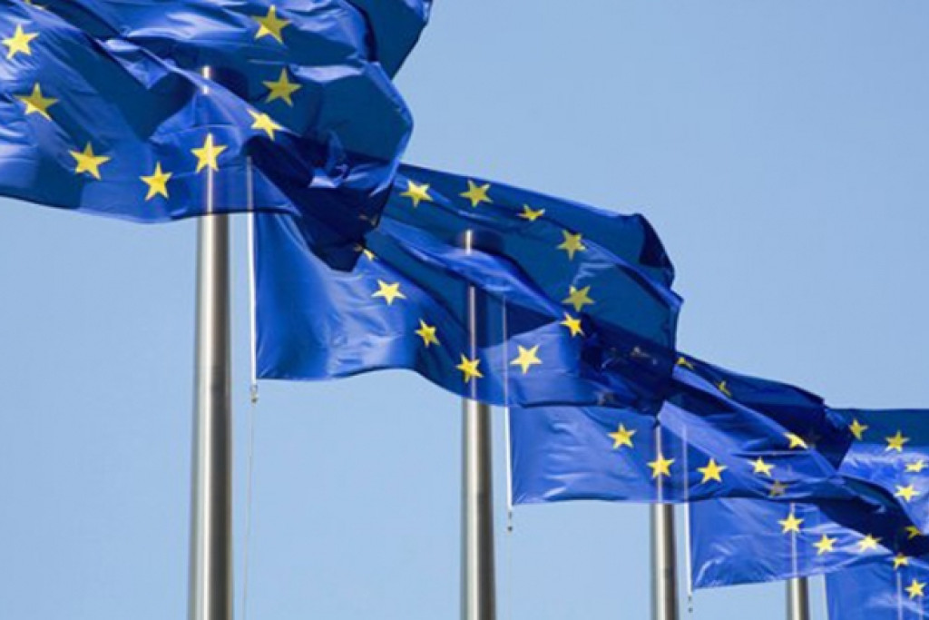 De vlag van de Europese Unie