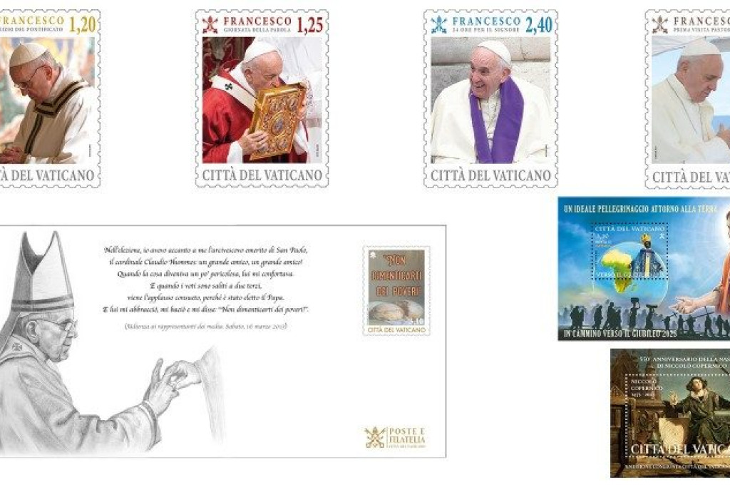 De nieuwe postzegels van het Vaticaan