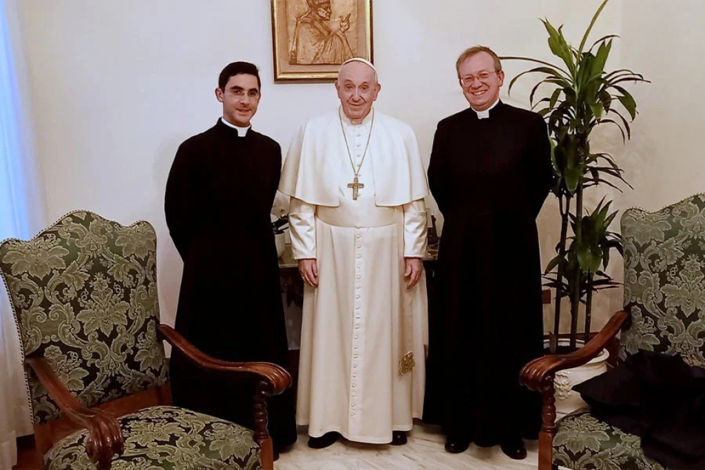 Ontmoeting van vorig jaar met paus Franciscus