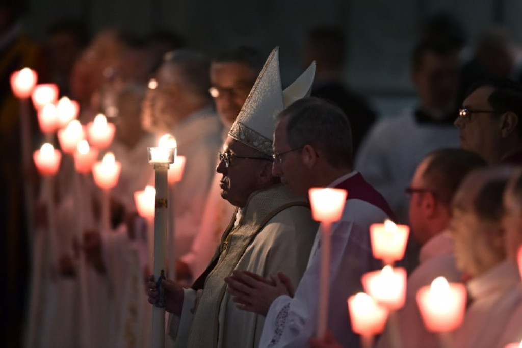 Paus Franciscus tijdens de Dag van het Godgewijde Leven