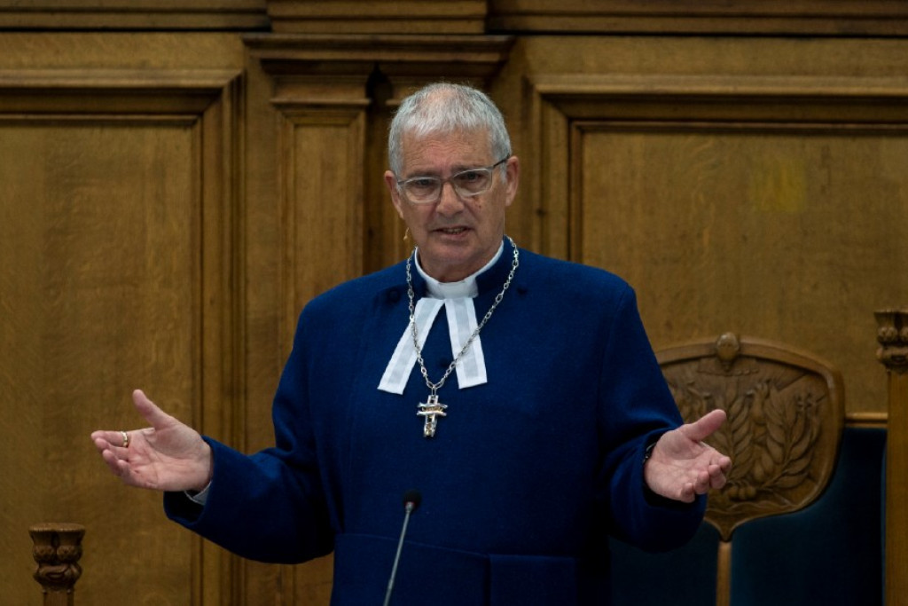 Ian Grenshields, de moderator van de Church of Scotland