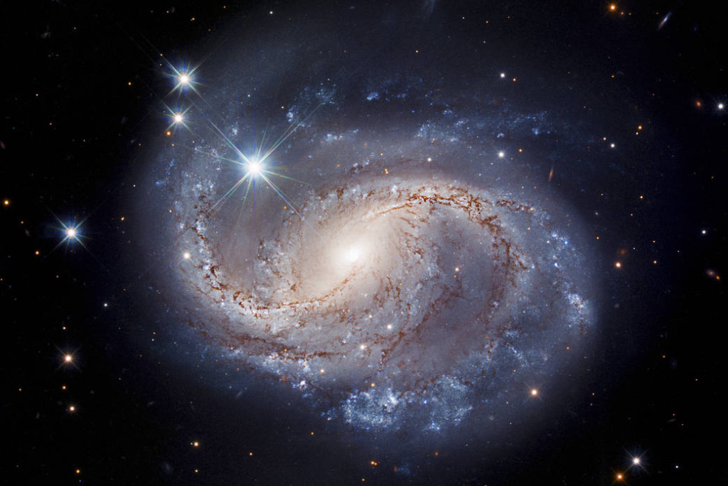 Foto van een sterrenstelsel met de hubble telescoop