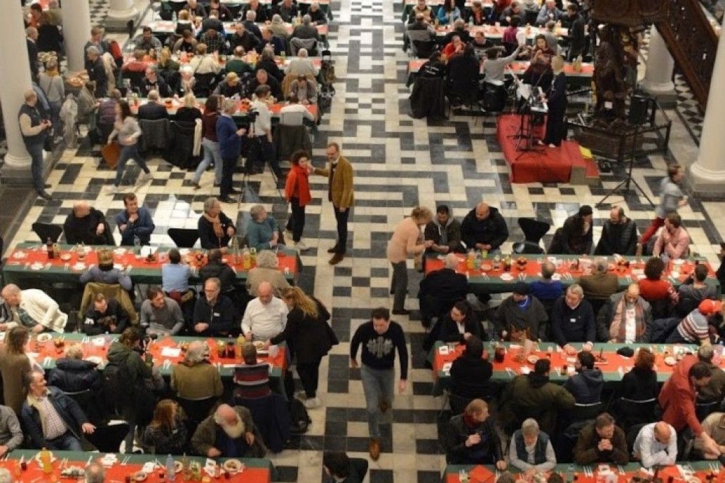 Kerstfeest met de vrijwilligers van Sant'Egidio