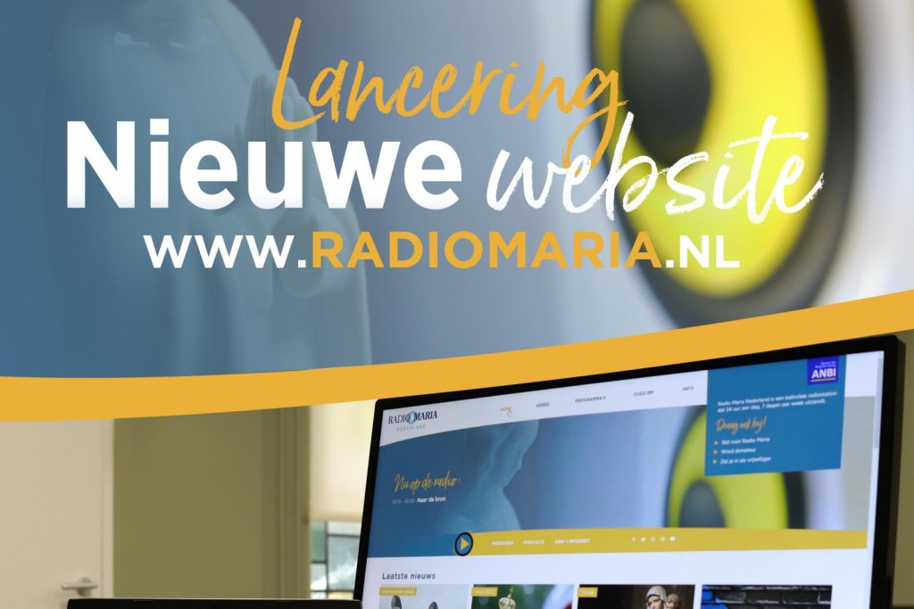 Het rijke klankarchief is een van de blikvangers van de website van Radio Maria