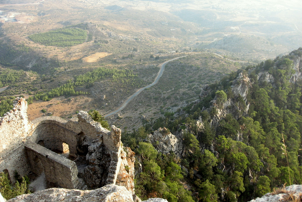 Het kasteel van Buffavento in Noord-Cyprus