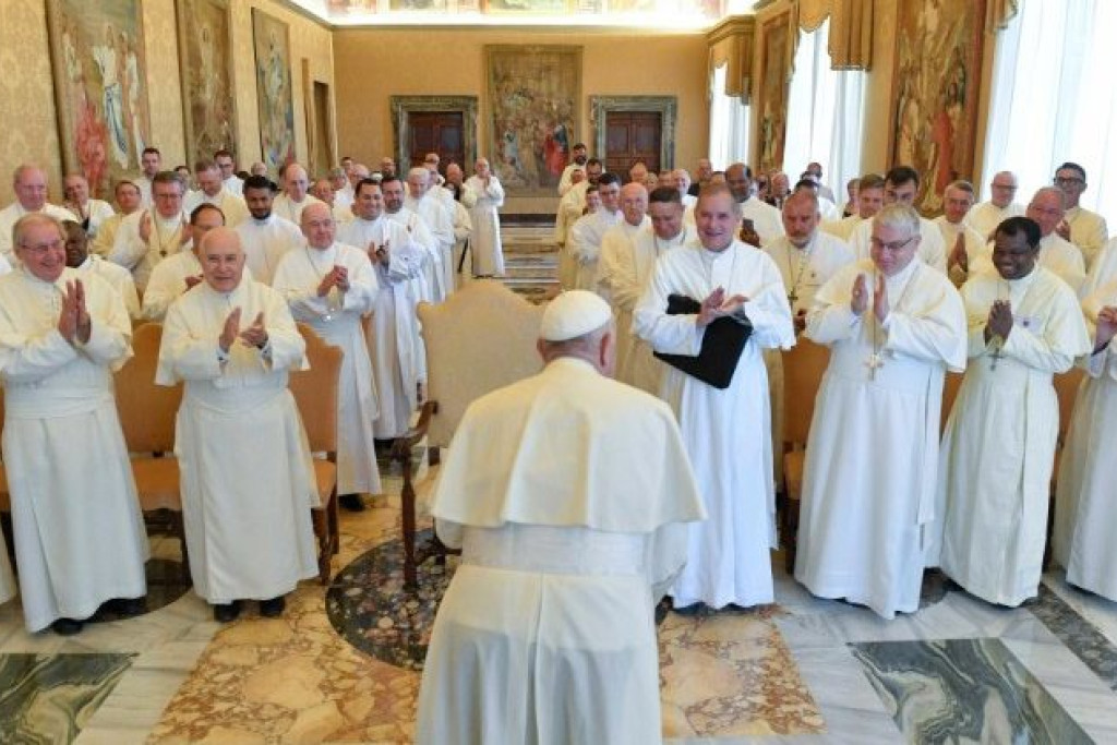 Norbertijnen uit de hele wereld ontmoeten paus Franciscus