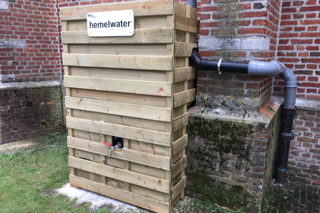 De inwoners van Olen zijn voortaan gezegend met hemelwater
