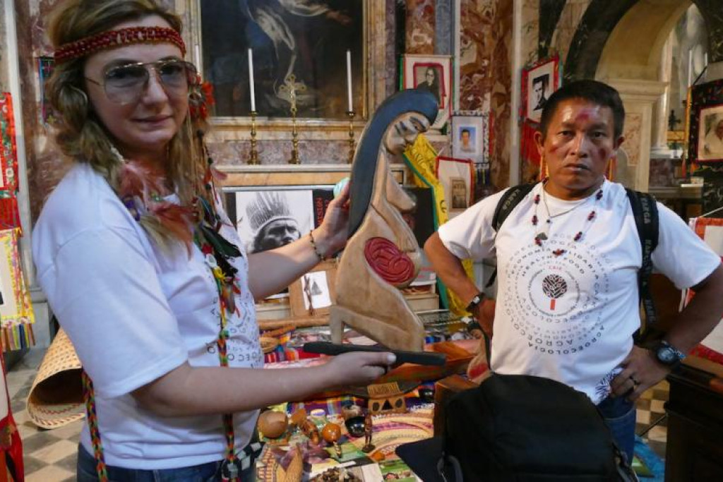Het beeld van de pachamama