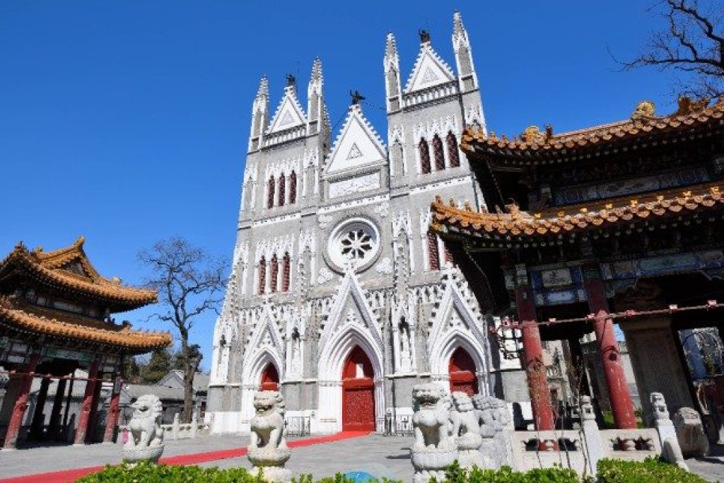 De kerk van de Heiland in Peking