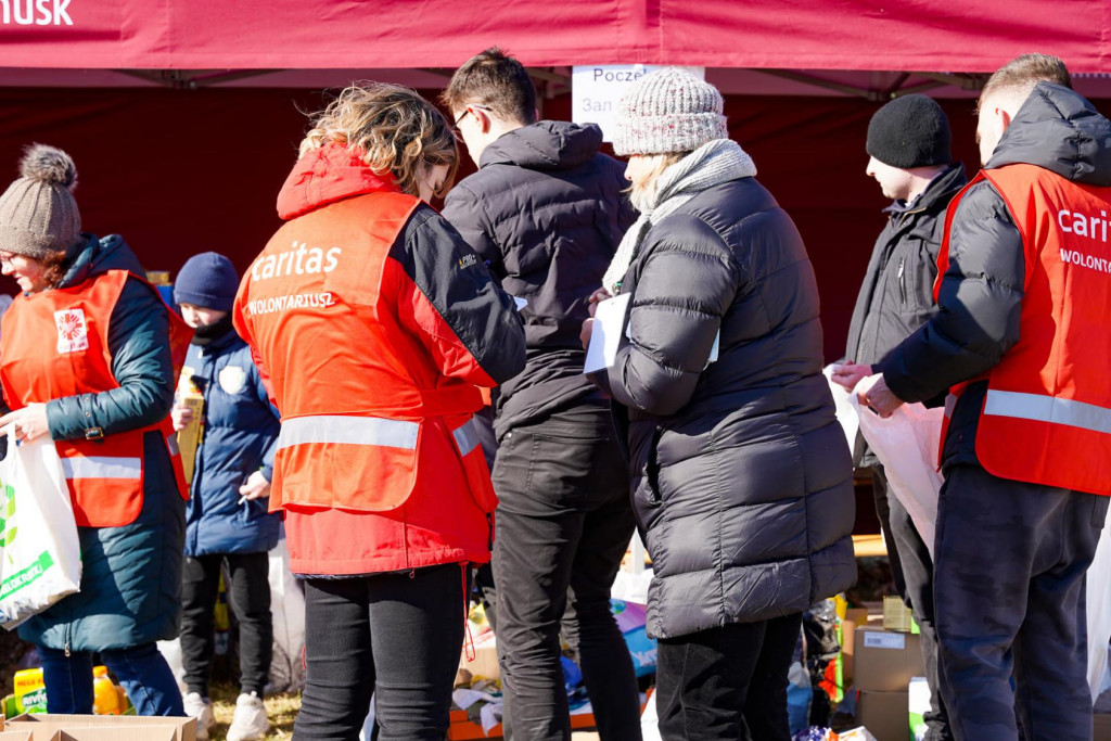 Caritas Polen helpt de vluchtelingen uit Oekraïne