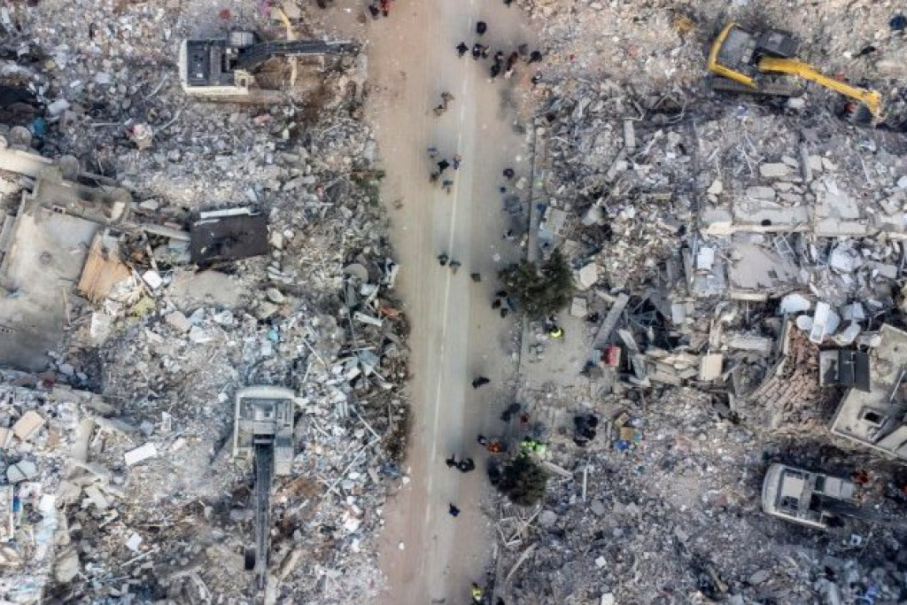 De aardbevingen lieten een enorme ravage na in Syrië en Turkije