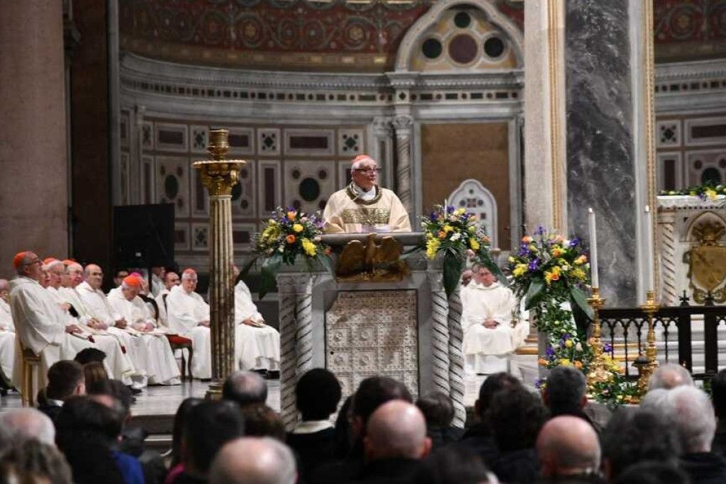 De viering van 55 jaar Sant'Egidio in Rome