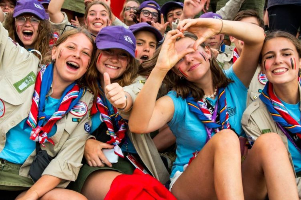 Meer dan 1.000 scouts en gidsen kwamen vandaag samen in De Kluis