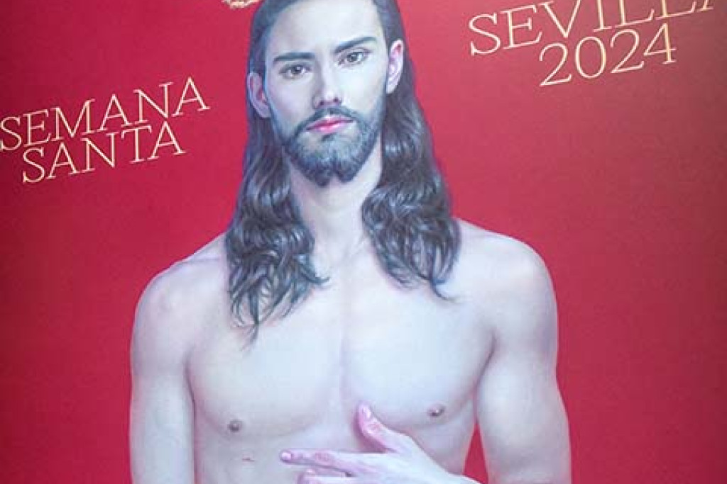 Sexy Jezus zorgt voor controverse in Spanje