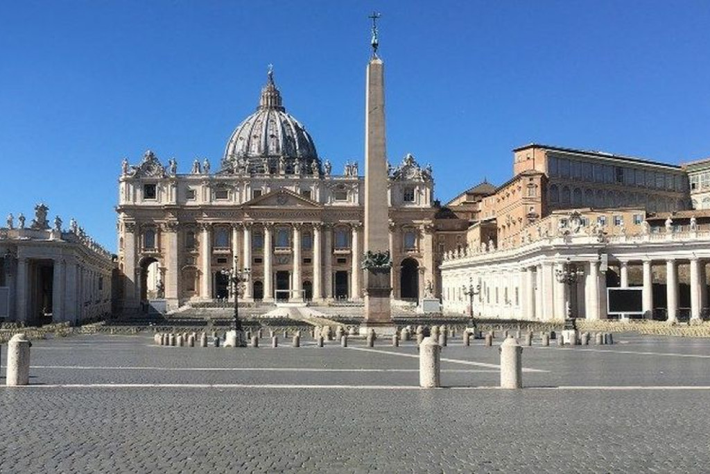 Het Sint-Pietersplein in Rome