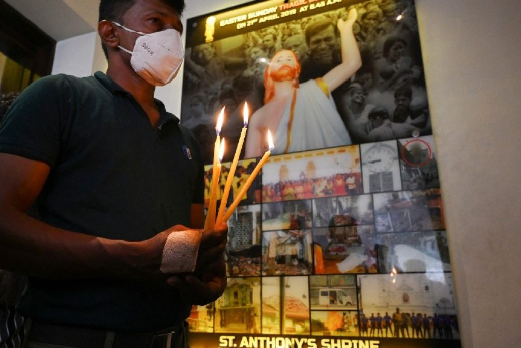 Herdenking van de slachtoffers van de Paasaanslagen in Sri Lanka