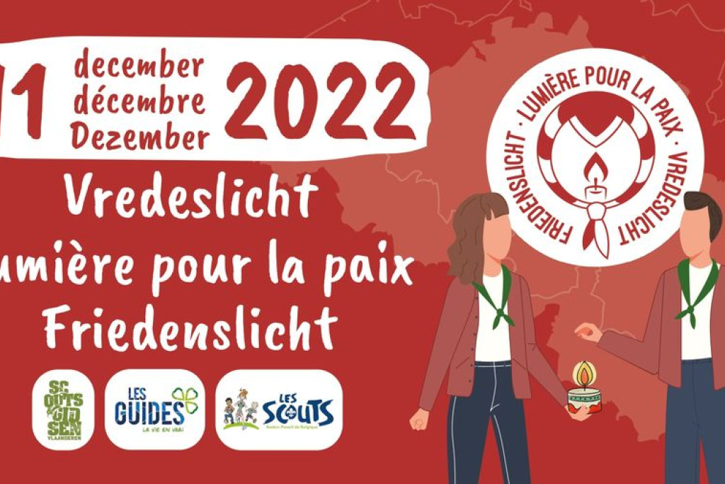 Vanavond komt het vredeslicht aan in Eupen